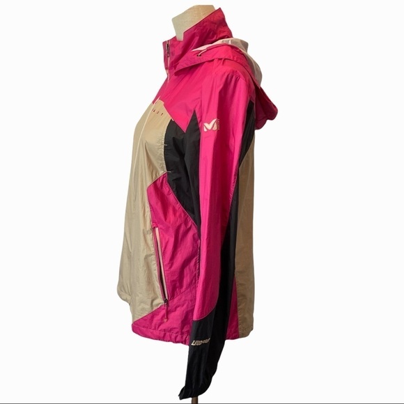 Millet Ladies Unlined Tan, Black, Pink Jacket - Picture 3 of 13